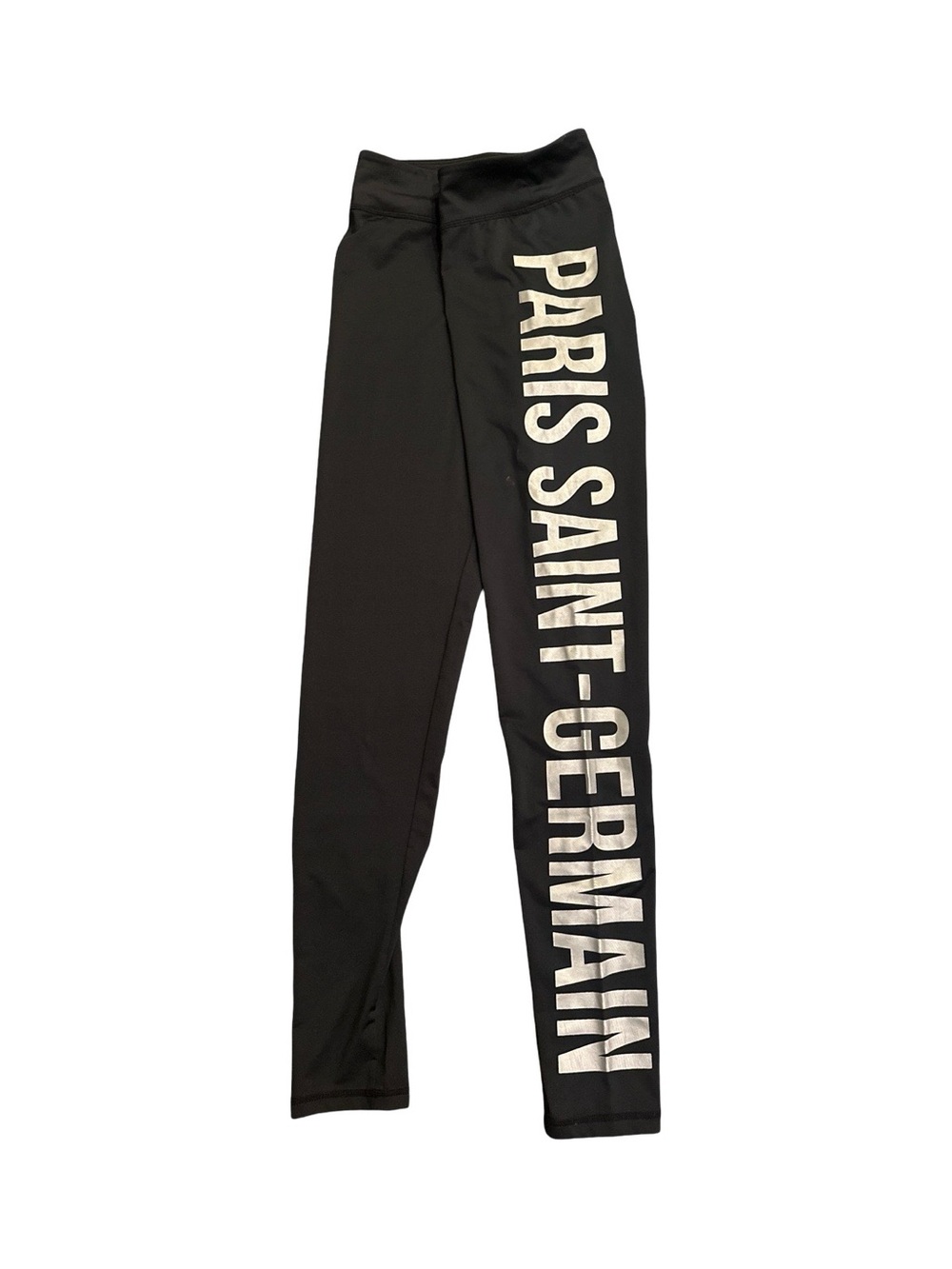Paris Saint-Germain Black Leggings with Silver Side Logo
